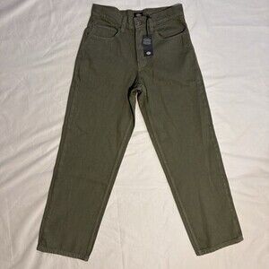 Dickies Men’s Olive Green Denim Jeans W28 L32 New With Tags Straight Fit